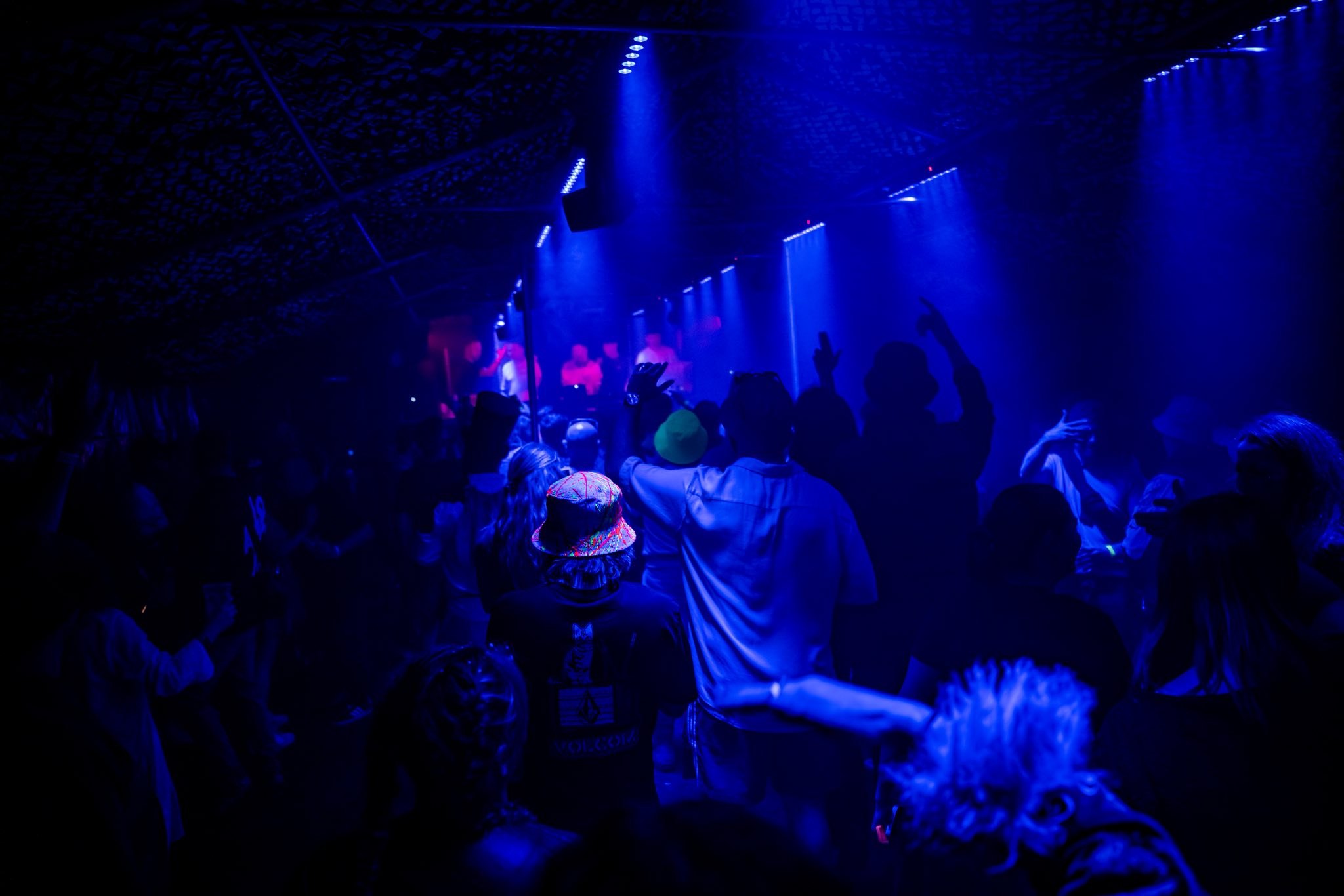 Blue crowd at BUNKA